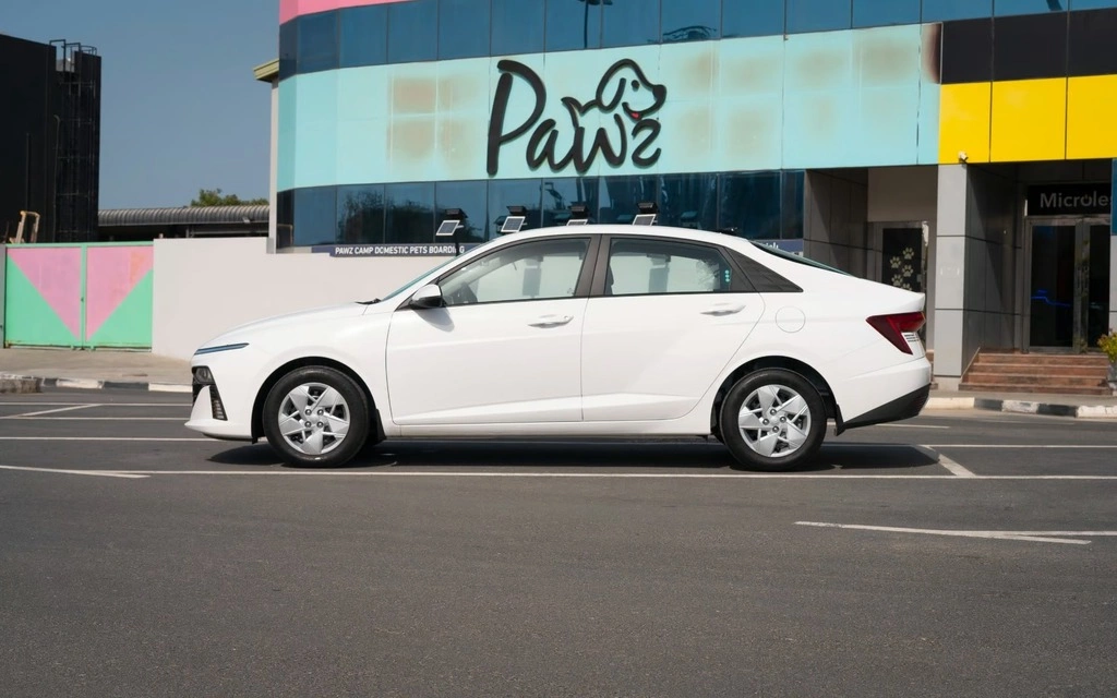 Rent a Hyundai Accent white, 2024 in Dubai