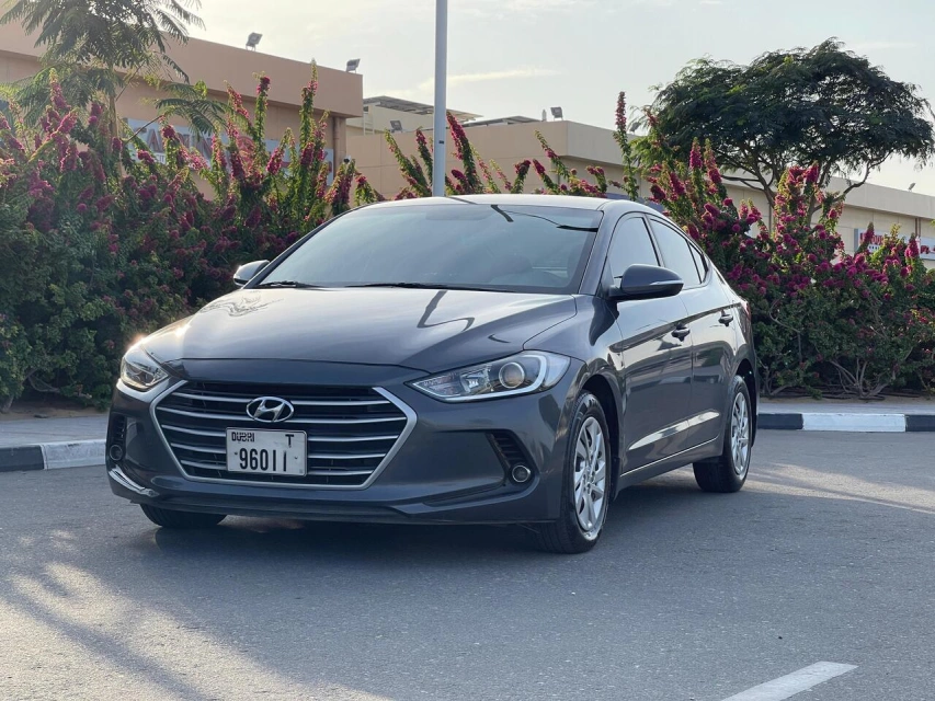 Rent a Hyundai Elantra grey, 2020 in Dubai