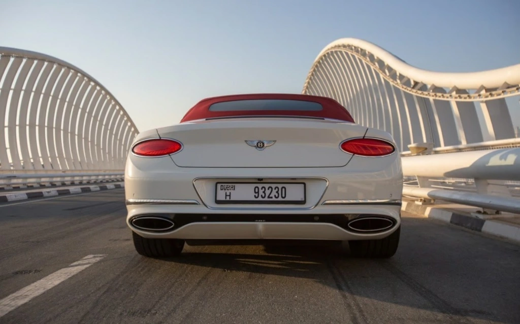 Rent a Bentley Continental-GTC-V12 white, 2021 in Dubai