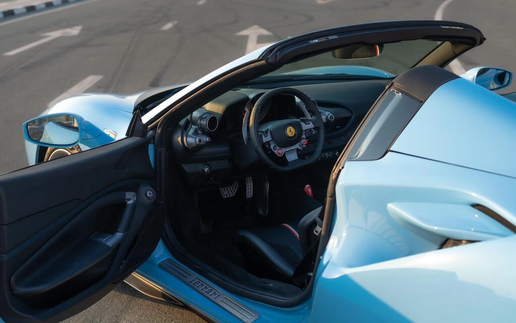 Rent a Ferrari F8-Tributo blue, 2023 in Dubai