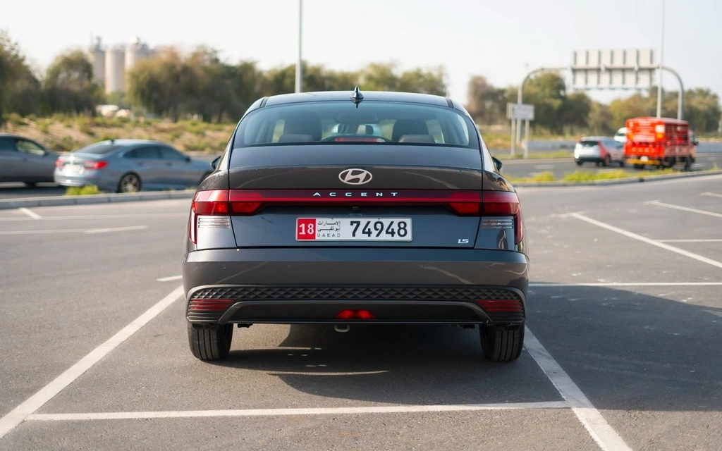 Rent a Hyundai Accent grey, 2024 in Dubai