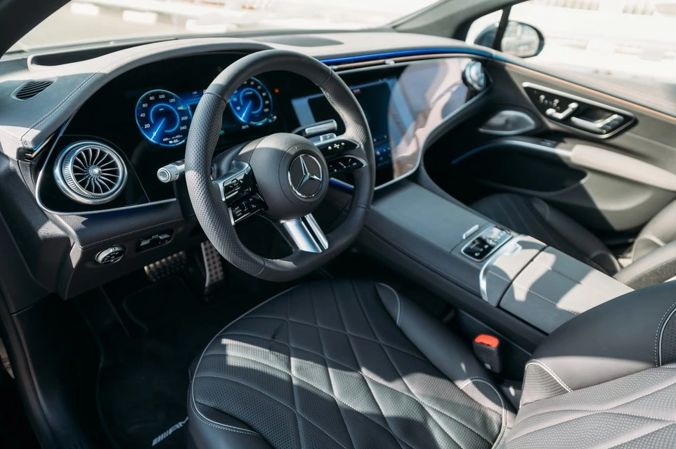Rent a Mercedes EQS-53-AMG black, 2023 in Dubai