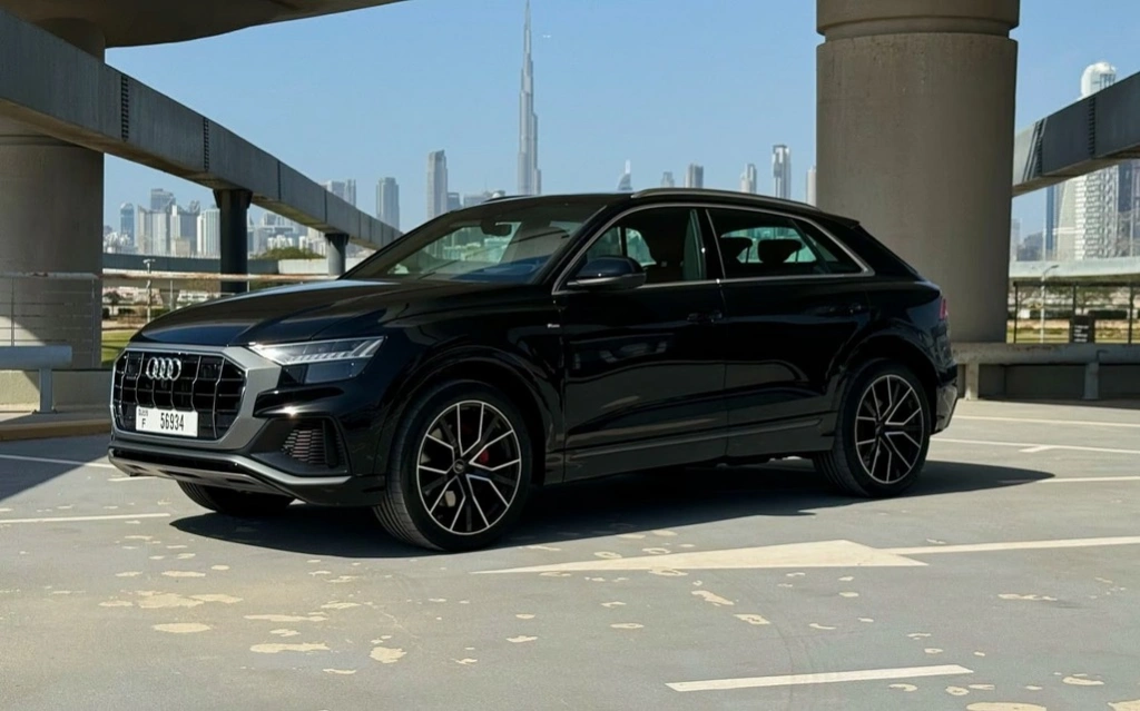 Rent a Audi Q8 black, 2024 in Dubai