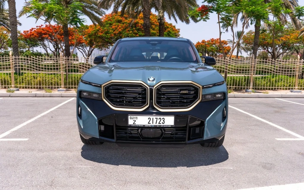 Rent a BMW XM green, 2023 in Dubai