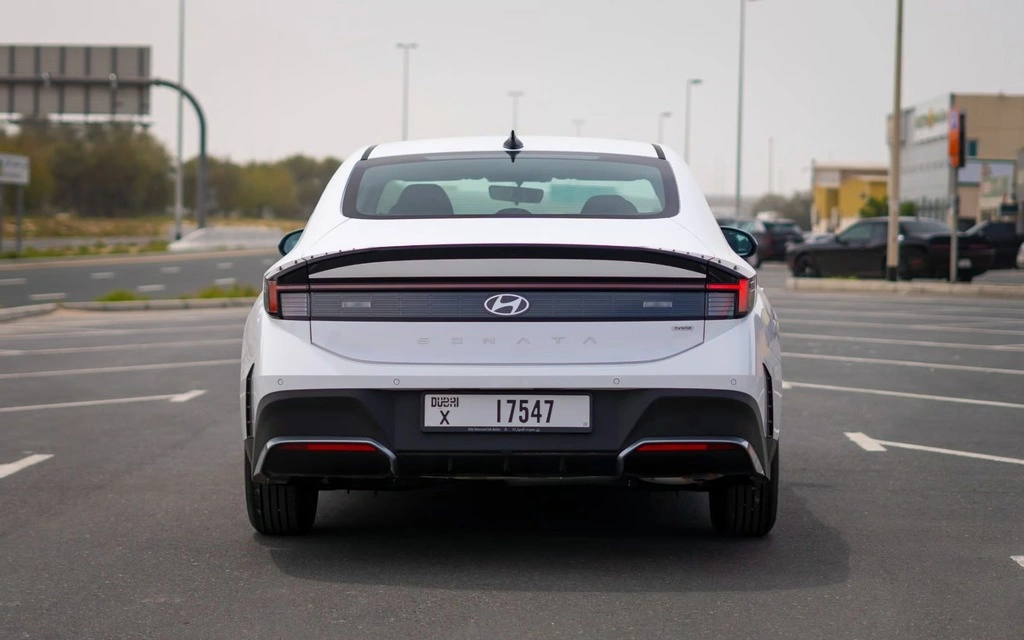 Rent a Hyundai Sonata white, 2024 in Dubai