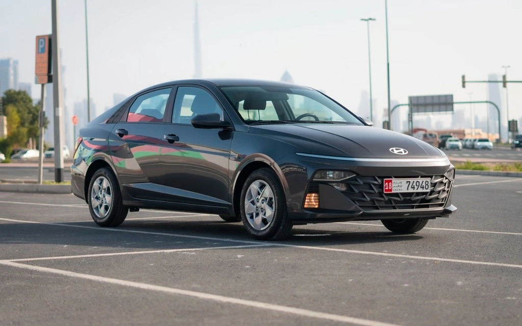 Rent a Hyundai Accent grey, 2024 in Dubai