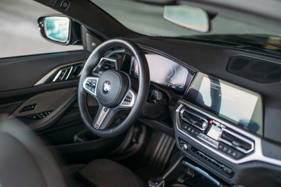 Rent a BMW 430i-Cabrio green, 2022 in Dubai