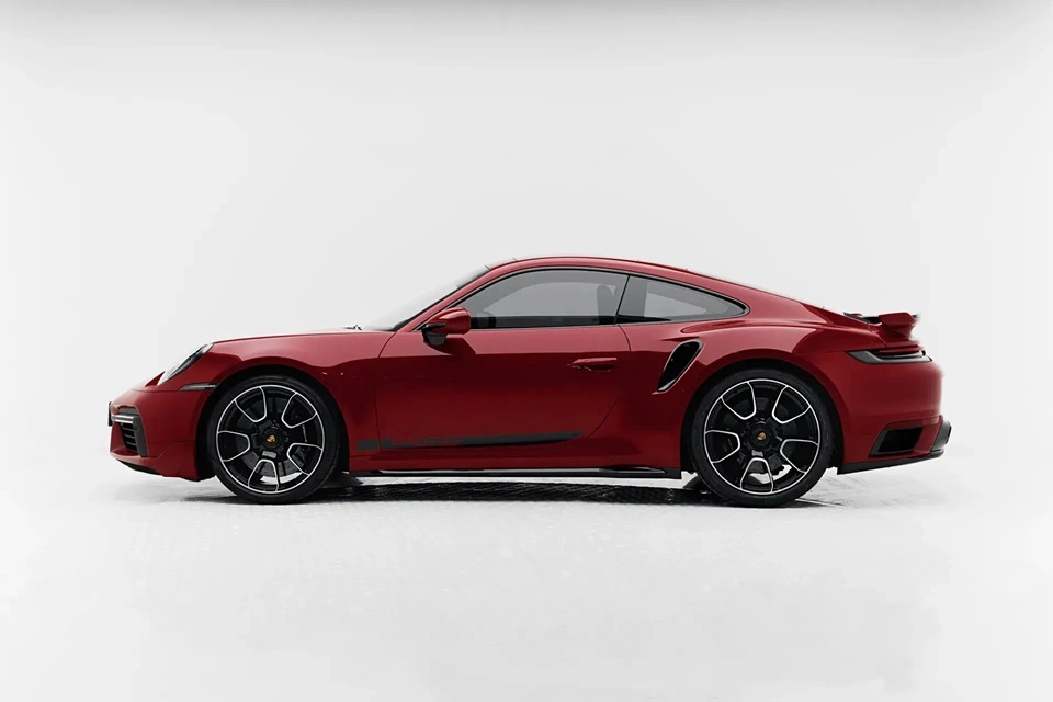Rent a Porsche 911-Turbo-S red, 2023 in Dubai