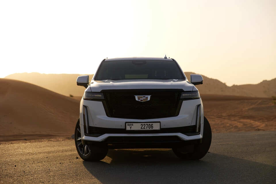 Rent a Cadillac Escalade white, 2022 in Dubai