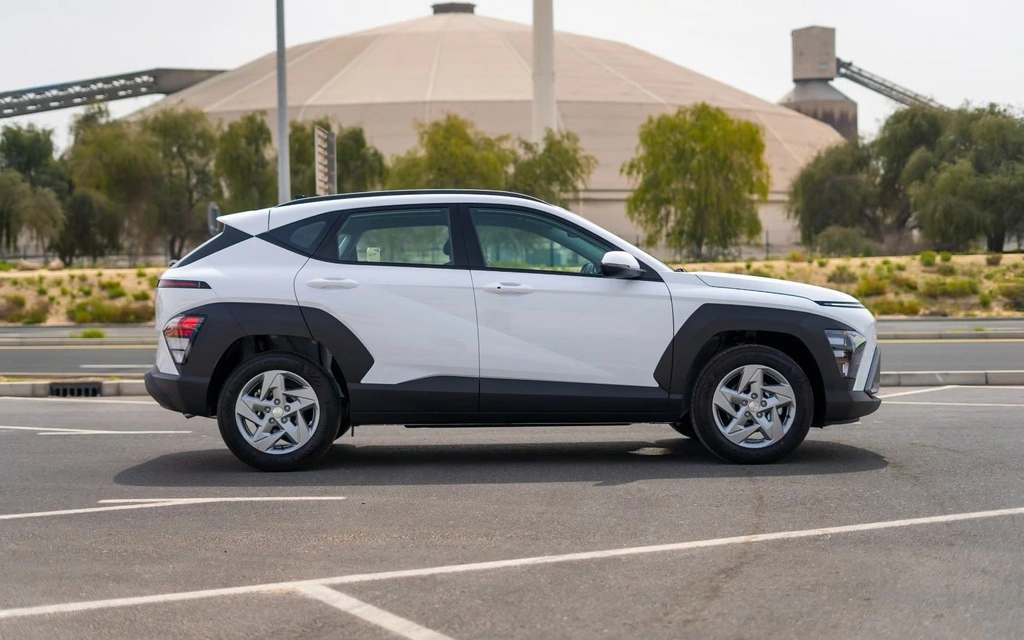 Rent a Hyundai Kona white, 2024 in Dubai