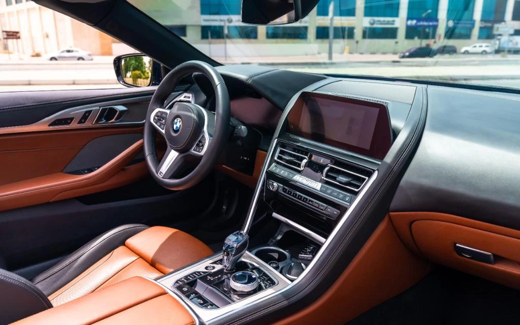 Rent a BMW 840i-Cabrio dark-blue, 2021 in Dubai