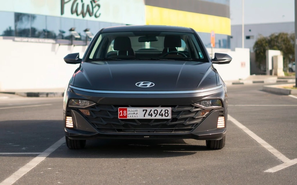 Rent a Hyundai Accent grey, 2024 in Dubai