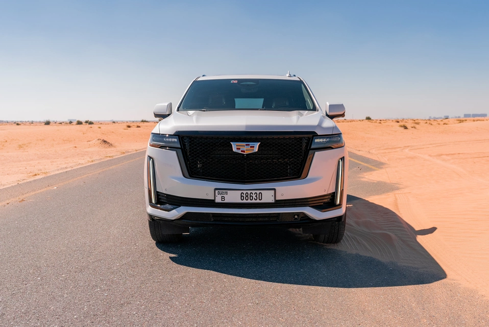 Rent a Cadillac Escalade white, 2023 in Dubai