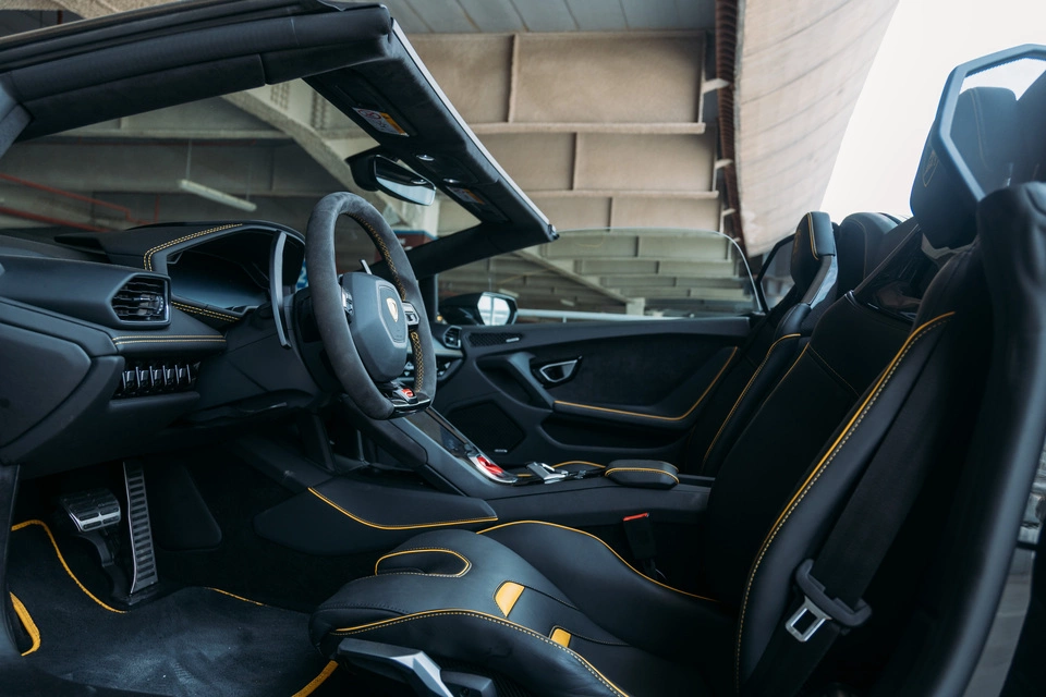 Rent a Lamborghini Evo-Spyder black, 2022 in Dubai