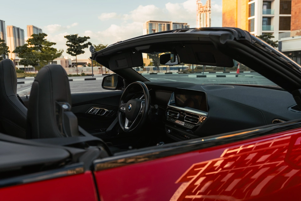 Rent a BMW Z4-Cabrio red, 2020 in Dubai