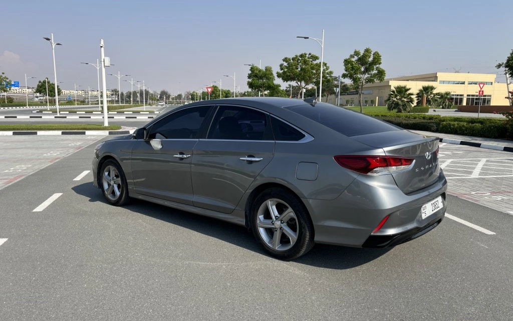 Rent a Hyundai Sonata grey, 2019 in Dubai