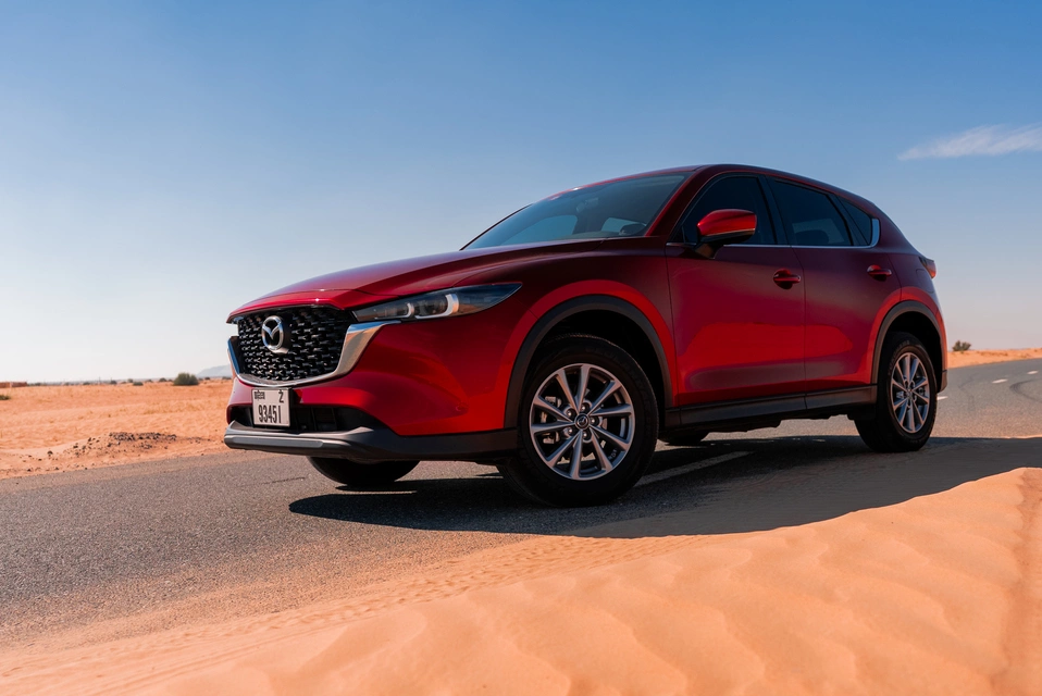 Rent a Mazda CX5 red, 2023 in Dubai
