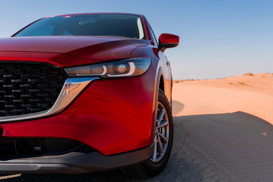 Rent a Mazda CX5 red, 2023 in Dubai