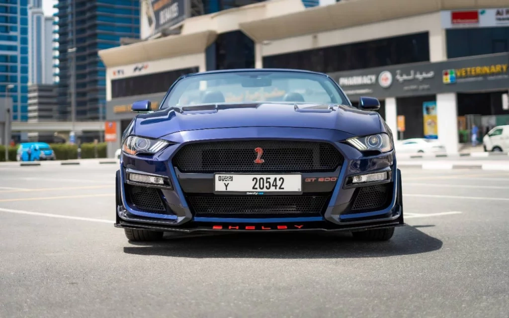 Аренда Форд Мустанг-Кабриолет тёмно-синий, 2020 в Дубае