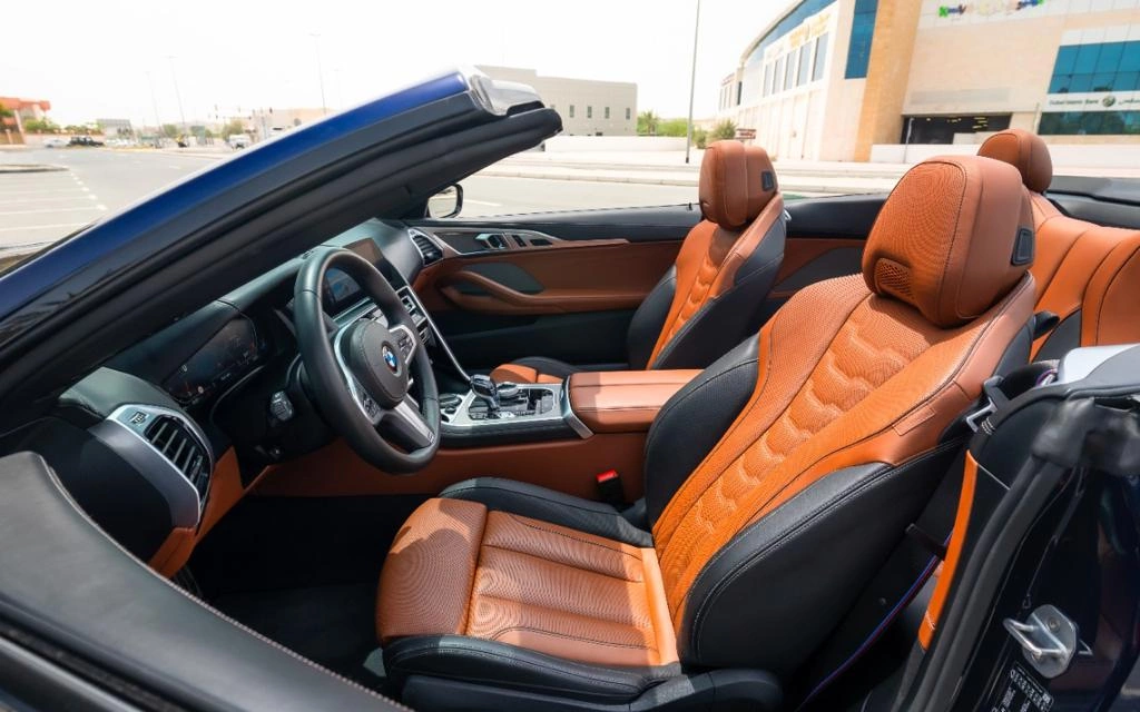Rent a BMW 840i-Cabrio dark-blue, 2021 in Dubai