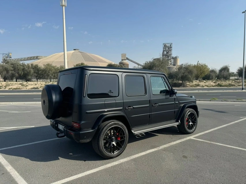 Rent a Mercedes G63-AMG black-matte, 2023 in Dubai
