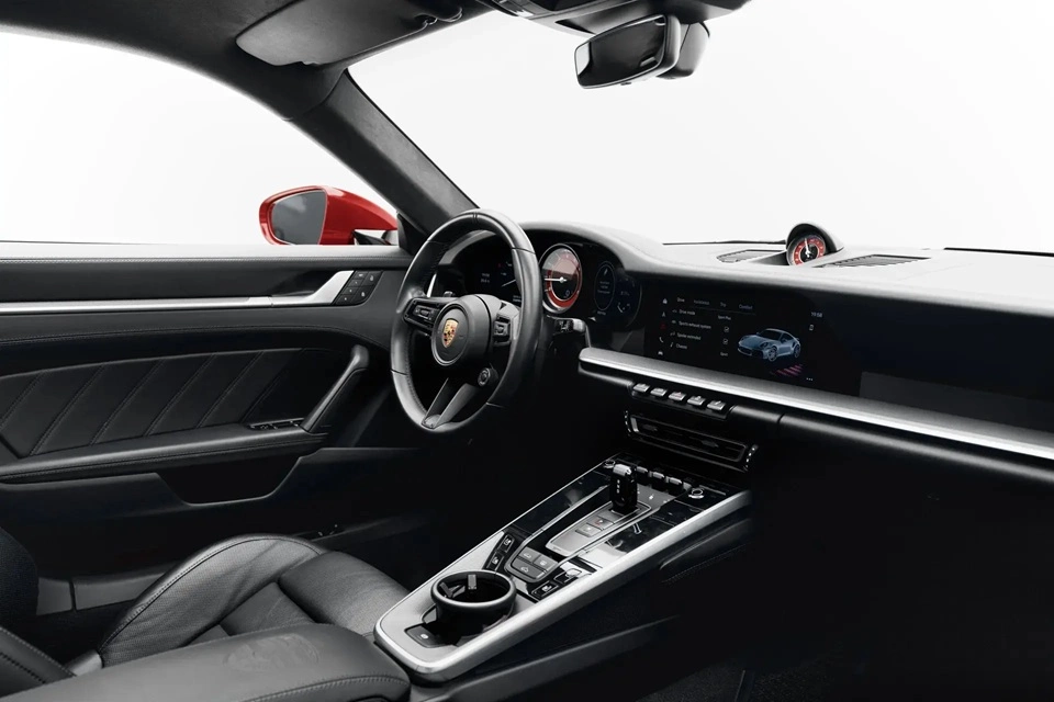 Rent a Porsche 911-Turbo-S red, 2023 in Dubai