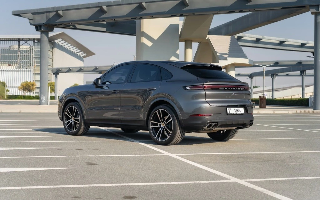 Rent a Porsche Cayenne-coupe grey, 2024 in Dubai