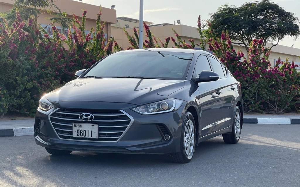 Rent a Hyundai Elantra grey, 2020 in Dubai