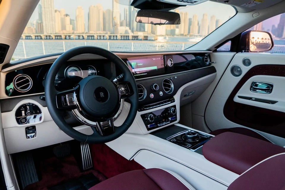 Rent a Rolls Royce Spectre red, 2024 in Dubai