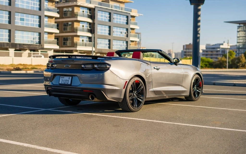 Rent a Chevrolet Camaro-V8-RS grey, 2023 in Dubai