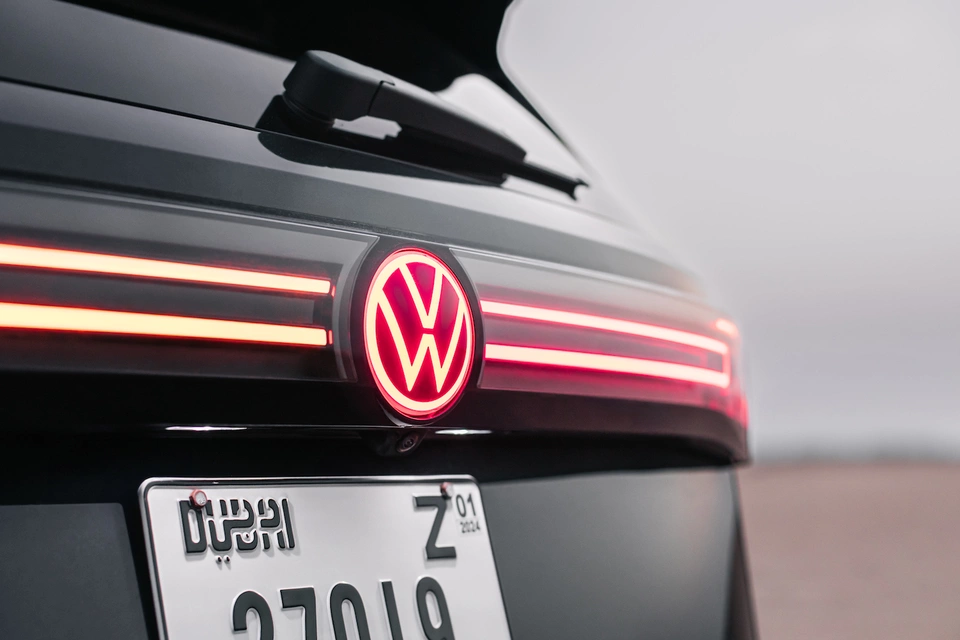 Rent a Volkswagen id.6 grey-blue, 2022 in Dubai