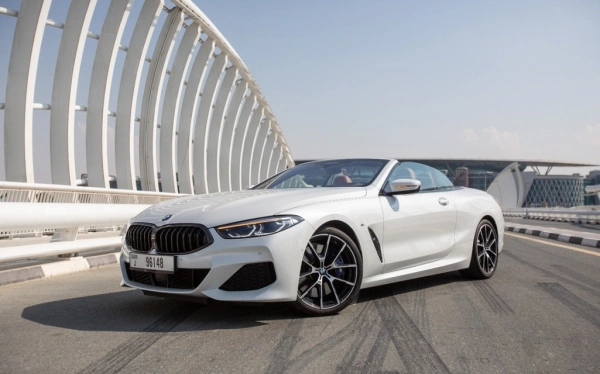 Rent a BMW 840i-Cabrio white, 2021 in Dubai