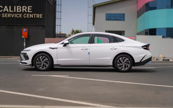 Rent a Hyundai Sonata white, 2024 in Dubai