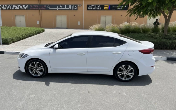 Rent a Hyundai Avante white, 2019 in Dubai