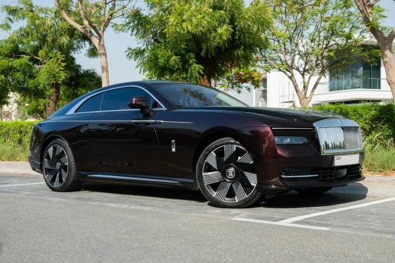 Rent a Rolls Royce Spectre red, 2024 in Dubai