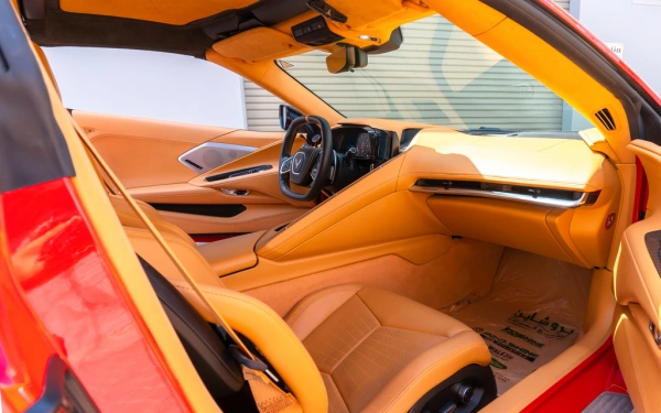 Rent a Chevrolet Corvette-C8 red, 2022 in Dubai