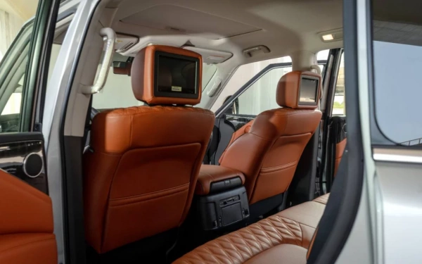 Rent a Nissan Patrol-V8-Platinum beige, 2021 in Dubai