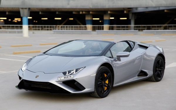 Rent a Lamborghini Evo-Spyder grey, 2023 in Dubai