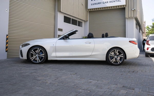 Rent a BMW 430i-Cabrio white, 2022 in Dubai