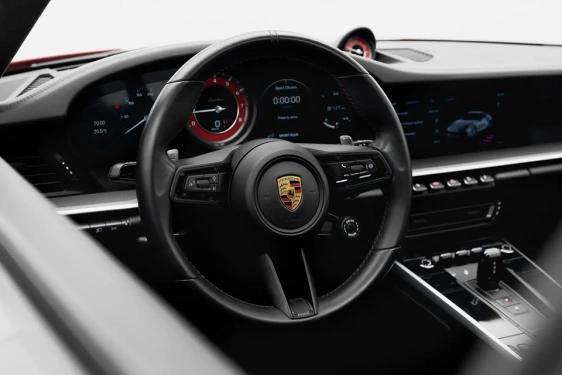Rent a Porsche 911-Turbo-S red, 2023 in Dubai