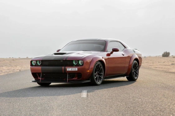 Rent a Dodge Challenger-SRT dark-red, 2020 in Dubai