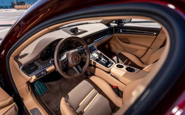 Rent a Porsche Panamera maroon, 2021 in Dubai