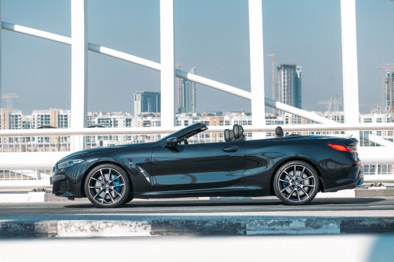 Rent a BMW 840i-Cabrio black, 2022 in Dubai