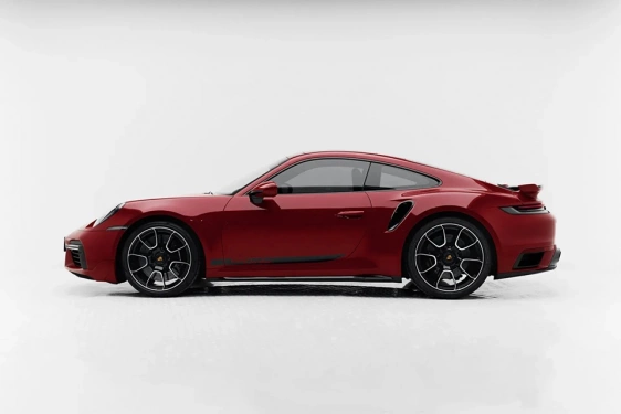 Rent a Porsche 911-Turbo-S red, 2023 in Dubai
