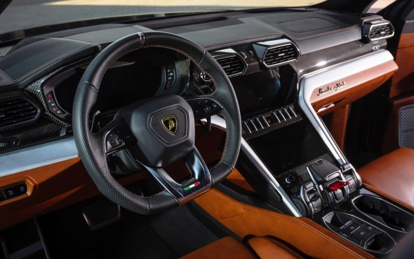 Rent a Lamborghini Urus black, 2020 in Dubai