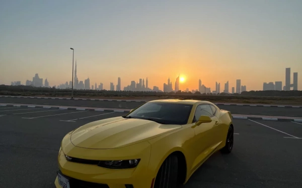 Rent a Chevrolet Camaro yellow, 2020 in Dubai