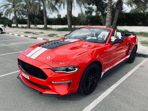 Аренда Форд Мустанг-Кабриолет красный, 2020 в Дубае
