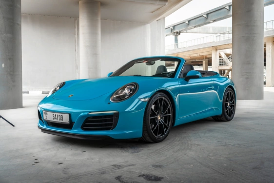 Porsche 911-Carrera-Cabrio 2018 Blue