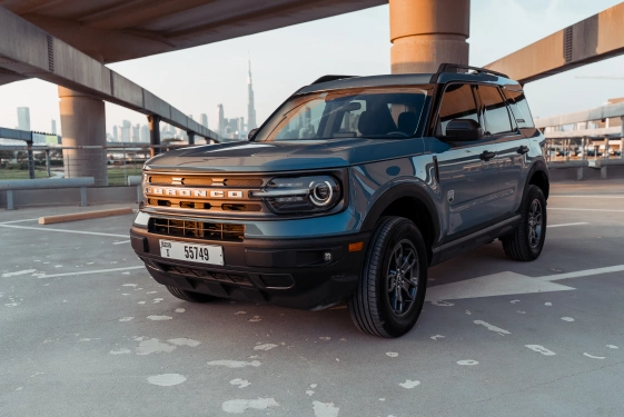 Rent a Ford Bronco blue, 2021 in Dubai