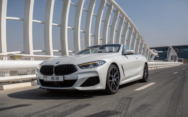 Rent a BMW 840i-Cabrio white, 2021 in Dubai